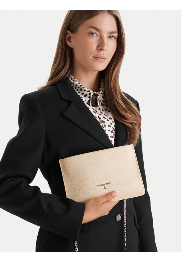 Patrizia Pepe Torebka 8B0335/L001-W405 Écru. Materiał: skórzane