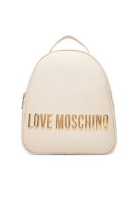 Love Moschino - Plecak LOVE MOSCHINO. Kolor: beżowy