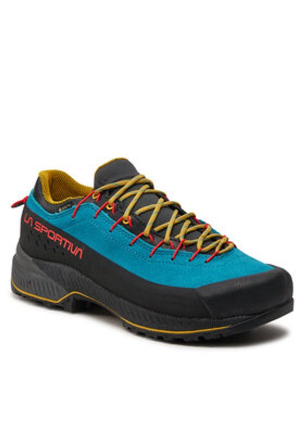 LA SPORTIVA - La Sportiva Trekkingi TX4 EVO GTX GORE-TEX 37D614735 Niebieski. Kolor: niebieski. Materiał: skóra, zamsz. Technologia: Gore-Tex. Sport: turystyka piesza