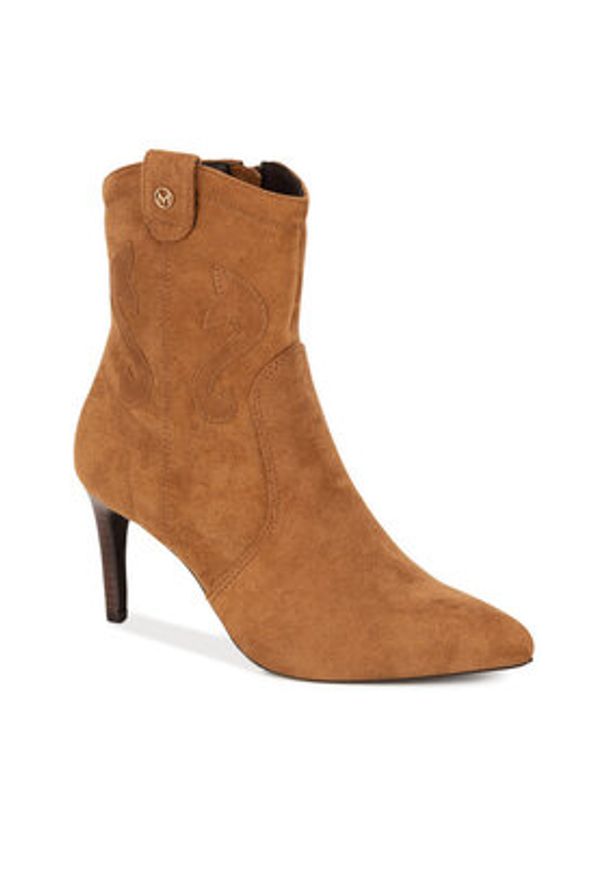 MEXX Kowbojki MI001714243W Brązowy. Kolor: brązowy. Materiał: skóra, zamsz