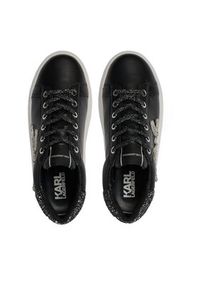 Karl Lagerfeld - KARL LAGERFELD Sneakersy KL62510G Czarny. Kolor: czarny. Materiał: skóra #6