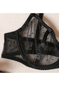 Intica - Komplet bielizny z siateczki z regulowanymi ramiączkami Gohar. Kolor: czarny. Materiał: materiał #10