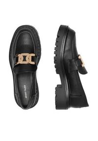 Jenny Fairy Loafersy WS5618-11 Czarny. Kolor: czarny. Materiał: skóra #8