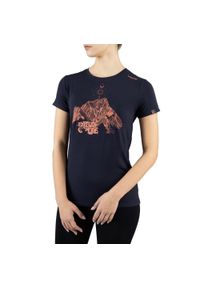 T-shirt damski Viking Bamboo Hopi Lady. Kolor: niebieski. Sport: turystyka piesza
