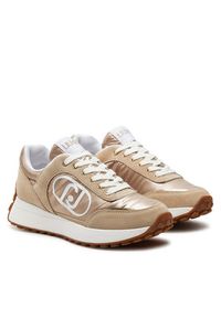 Liu Jo Sneakersy Lolo 17 BF4085 PX003 Beżowy. Kolor: beżowy. Materiał: zamsz, skóra