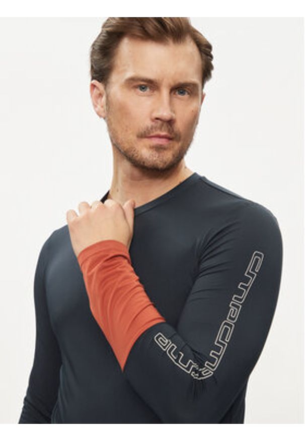 CMP Koszulka rowerowa 34N7757 Szary Slim Fit. Kolor: szary. Materiał: syntetyk