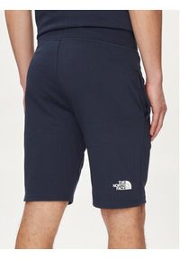 The North Face Szorty sportowe Standard NF0A3S4E Granatowy Regular Fit. Kolor: niebieski. Materiał: bawełna. Styl: sportowy #4