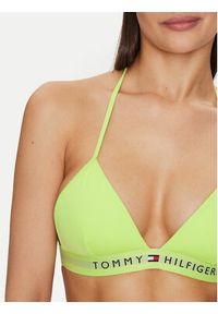 TOMMY HILFIGER - Tommy Hilfiger Góra od bikini UW0UW04109 Zielony. Kolor: zielony. Materiał: syntetyk