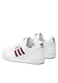 Adidas - adidas Sneakersy Continental 80 Stripes C S42611 Biały. Kolor: biały. Materiał: skóra