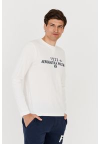 Aeronautica Militare - AERONAUTICA MILITARE Longsleeve biały męski, Rozmiar M. Kolor: biały. Długość rękawa: długi rękaw. Długość: długie #6