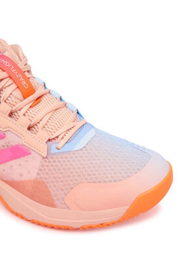 Adidas - adidas Buty halowe Crazyflight 6 Mid KI8513 Różowy. Kolor: różowy. Materiał: materiał