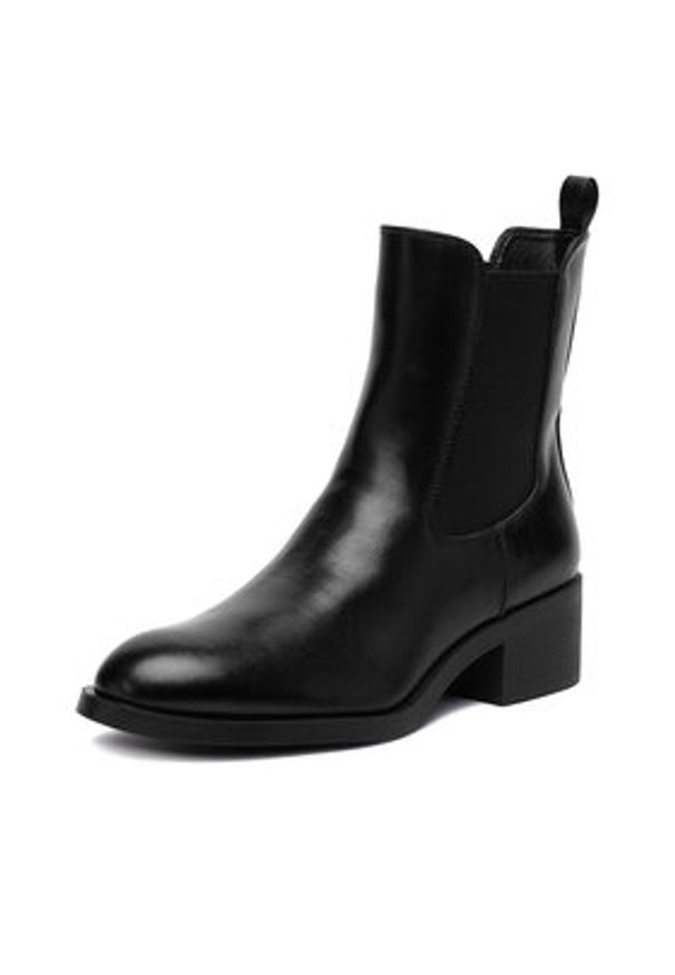 Jenny - JENNY Botki CEO-HY8968-1 Czarny. Kolor: czarny. Materiał: materiał, syntetyk