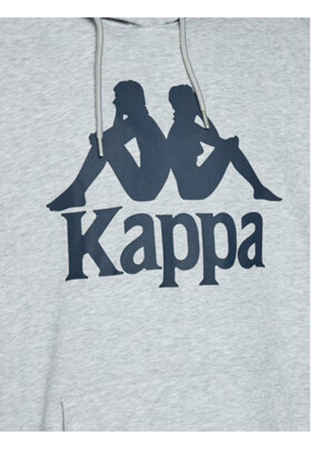Kappa Bluza 705322 Szary Regular Fit. Kolor: szary. Materiał: bawełna
