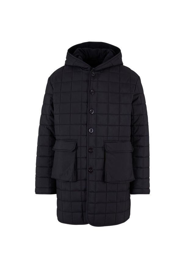 Kurtka puchowa Urban Classics. Kolor: czarny. Materiał: puch. Sezon: zima. Styl: elegancki