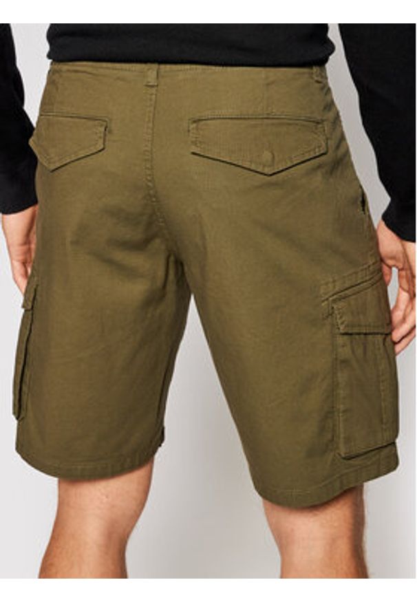 Only & Sons Szorty materiałowe Mike 22019487 Zielony Regular Fit. Kolor: zielony. Materiał: bawełna, materiał