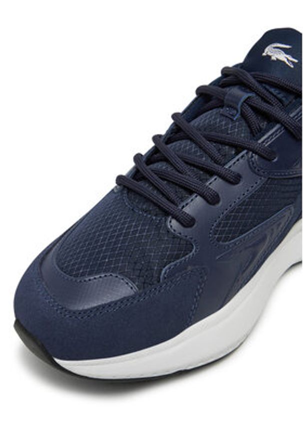 Lacoste Sneakersy L003 Evo 7-48SMA0052 Granatowy. Kolor: niebieski. Materiał: materiał