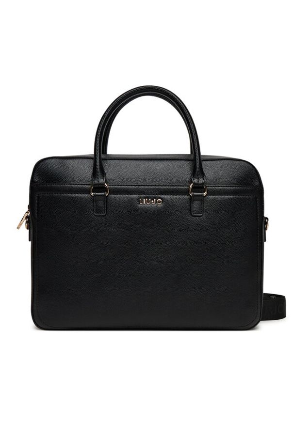 Liu Jo Torba na laptopa AA5320 E0058 Czarny. Kolor: czarny. Materiał: skóra