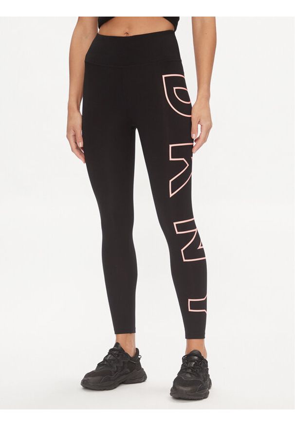 DKNY Sport Legginsy DP3P1960 Czarny Slim Fit. Kolor: czarny. Materiał: syntetyk. Styl: sportowy