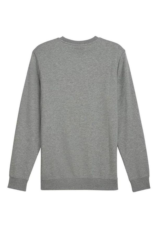 Puma - Bluza Męska Logo Dekolt W Szpic Essentials No 1. Kolor: szary