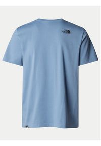 The North Face T-Shirt Simple Dome NF0A87NG Niebieski Regular Fit. Kolor: niebieski. Materiał: bawełna, syntetyk #4