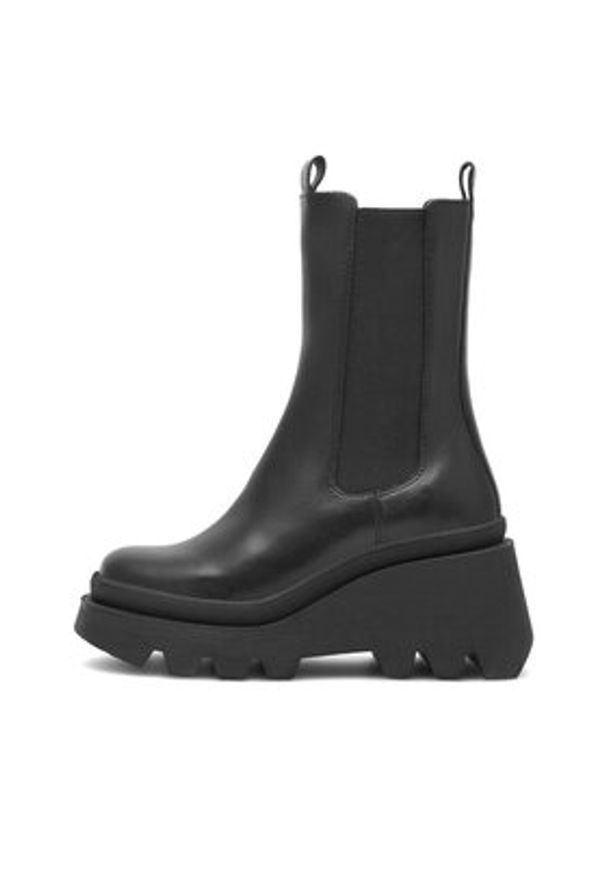 Badura Botki LAVAZZA-01 Czarny. Kolor: czarny. Materiał: materiał