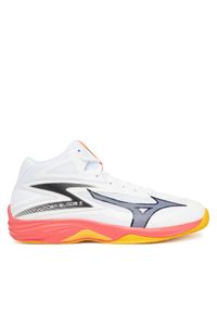 Mizuno Buty halowe Thunder Blade Z Mid V1GA2375 Pomarańczowy. Kolor: pomarańczowy. Materiał: skóra