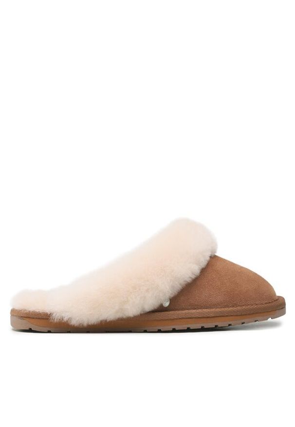 EMU Australia Kapcie Jolie W10015 Brązowy. Kolor: brązowy. Materiał: skóra