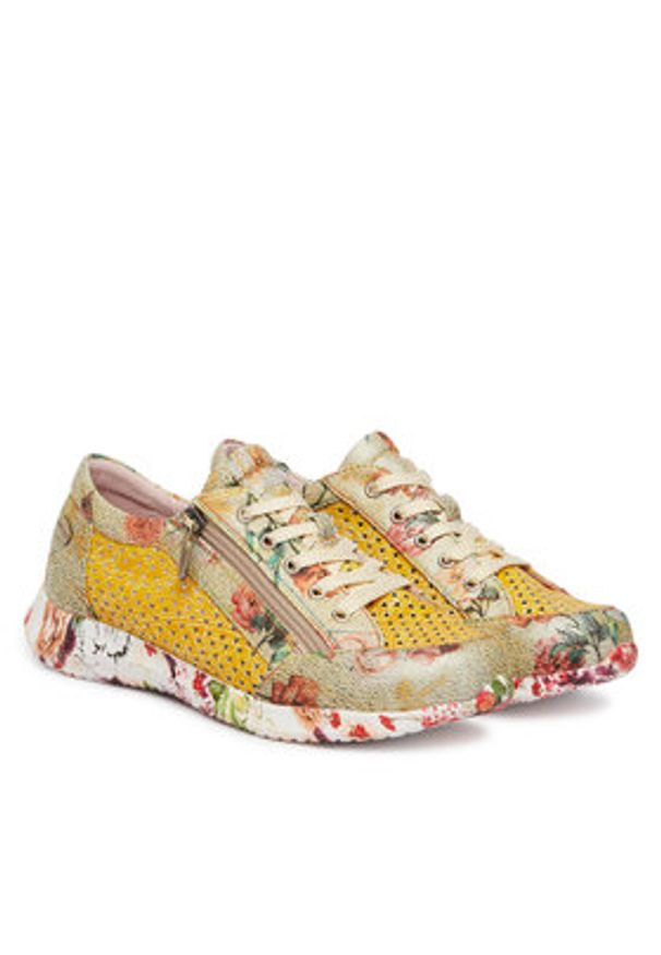 Laura Vita Sneakersy Joctao 06 Zielony. Kolor: zielony. Materiał: skóra