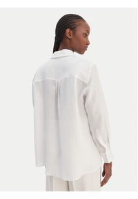 Marella Koszula Editore 2613111084 Biały Regular Fit. Kolor: biały. Materiał: len #2