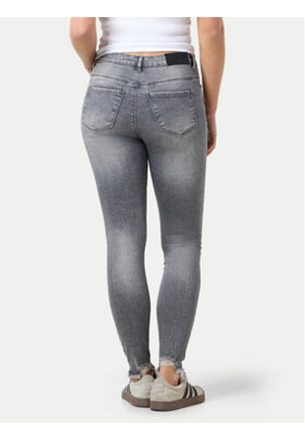 Noisy may - Noisy May Jeansy Kimmy 27030525 Szary Skinny Fit. Kolor: szary