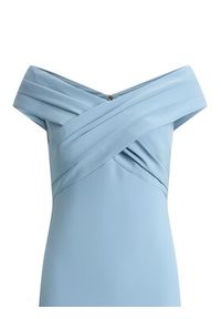 Lauren Ralph Lauren - LAUREN RALPH LAUREN Sukienka wieczorowa 253936391008 Błękitny Slim Fit. Kolor: niebieski. Materiał: syntetyk. Styl: wizytowy #3