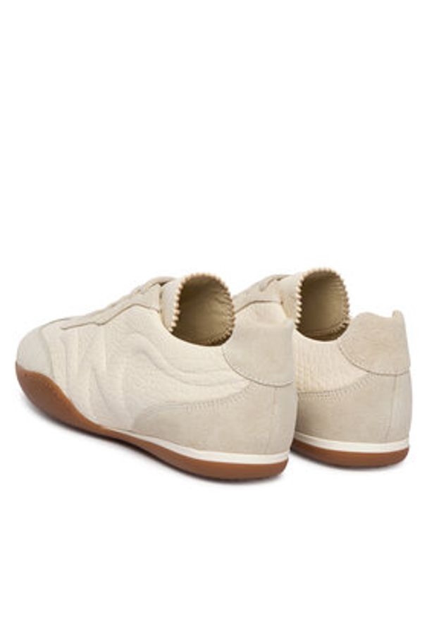 Weekend Max Mara Sneakersy 2615761074600 Écru. Materiał: skóra