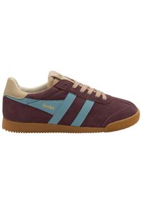 Sneakersy damscy Gola Elan Trainer. Okazja: na co dzień. Kolor: fioletowy. Sport: turystyka piesza