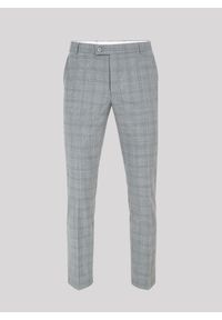 Pako Lorente - PAKO LORENTE – Szare spodnie garniturowe w kratę. Kolor: szary. Materiał: poliester, wełna, lycra. Styl: elegancki #4