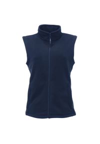 Regatta - Damska / damska ocieplana kamizelka z mikro polaru (Dark Navy). Kolor: niebieski, zielony, wielokolorowy. Materiał: polar. Sport: turystyka piesza #1