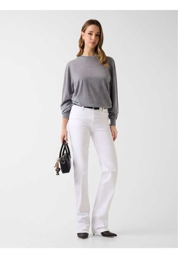 Guess Jeansy 182441 Biały Straight Fit. Kolor: biały