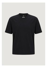 BOSS T-Shirt Tee Collar 10279542 Czarny Casual Fit. Okazja: na co dzień. Kolor: czarny. Styl: casual #4