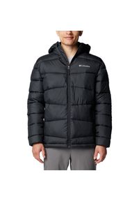 columbia - Kurtka ocieplana męska Columbia Fivemile Butte II Hooded Jkt z kapturem. Typ kołnierza: kaptur. Kolor: czarny. Sport: turystyka piesza #1