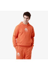 Bluza z kapturem Kappa Giano. Typ kołnierza: kaptur. Kolor: pomarańczowy. Sport: fitness #1