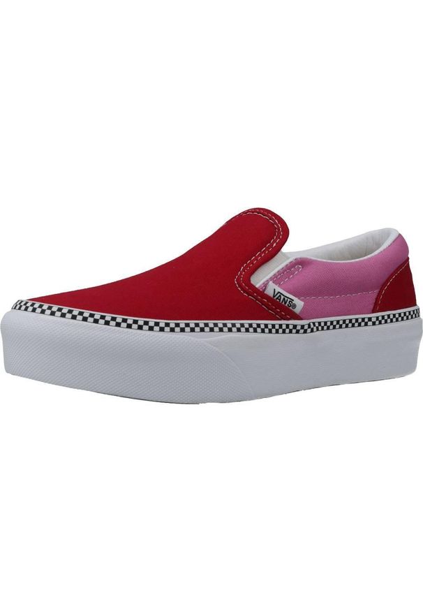 Vans - Buty VANS VN0A3TL1WVX1 Czerwony. Okazja: na co dzień. Kolor: czerwony. Materiał: tkanina