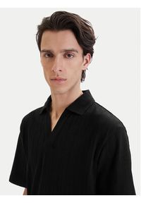 Hugo - HUGO Polo Dalibo 50556724 Czarny Relaxed Fit. Typ kołnierza: polo. Kolor: czarny. Materiał: bawełna #4