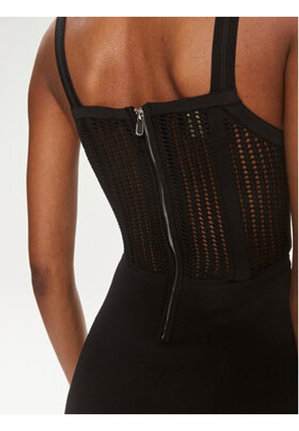 Pinko Sukienka koktajlowa Vision 103757 A1Y7 Czarny Bodycon Fit. Kolor: czarny. Materiał: syntetyk, wiskoza. Typ sukienki: bodycon. Styl: wizytowy