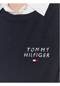 TOMMY HILFIGER - Tommy Hilfiger Bluza UW0UW04521 Granatowy Regular Fit. Kolor: niebieski. Materiał: bawełna #5