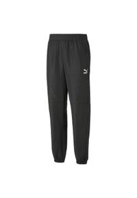 Spodnie sportowe dresowe męskie Puma FD Classics Cargo. Kolor: czarny. Materiał: dresówka. Styl: sportowy