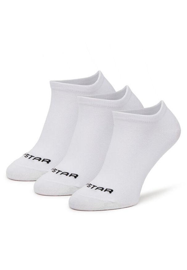 G-Star RAW - G-Star Raw Skarpety AS_G-STAR_S_136_SS25 (3-PACK) Biały. Kolor: biały. Materiał: bawełna, materiał
