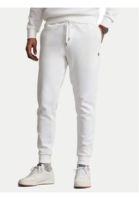Polo Ralph Lauren Spodnie dresowe 710881518008 Biały Regular Fit. Kolor: biały. Materiał: bawełna