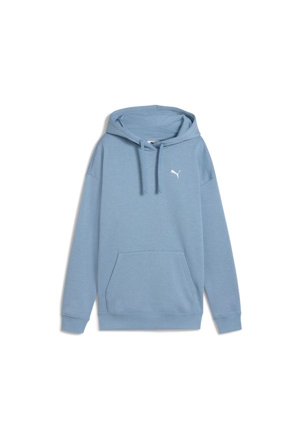 Damska luźna bluza z kapturem Puma FL B. Typ kołnierza: kaptur. Kolor: niebieski