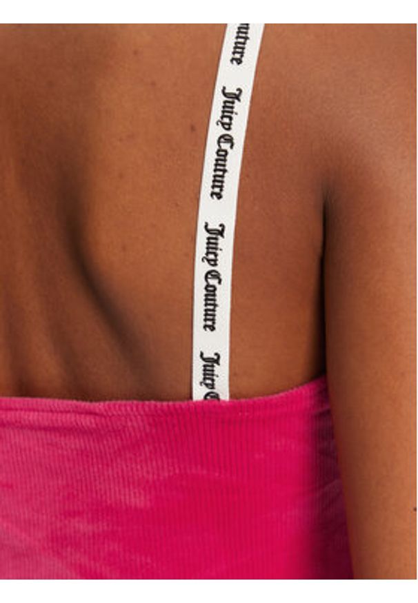 Juicy Couture Top Elina JCLCT125501 Różowy Slim Fit. Kolor: różowy. Materiał: syntetyk