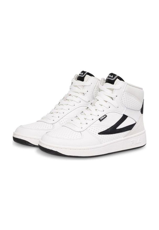 Buty do chodzenia męskie Fila Sevaro Mid. Wysokość cholewki: za kostkę. Zapięcie: sznurówki. Kolor: biały. Materiał: materiał, skóra, tkanina, syntetyk. Szerokość cholewki: normalna. Sport: turystyka piesza