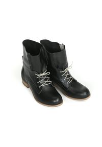Zapato - botki - skóra naturalna - model 461 - kolor czarny. Kolor: czarny. Materiał: skóra #3